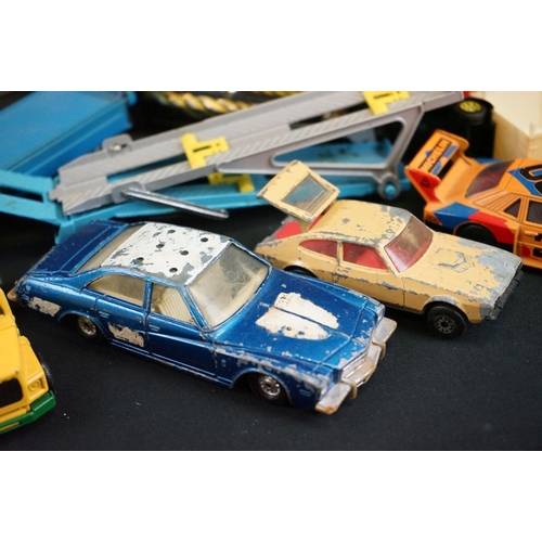 1107 - Quantity of diecast models featuring mainly commercial examples to include Siku, Corgi, Matchbox etc