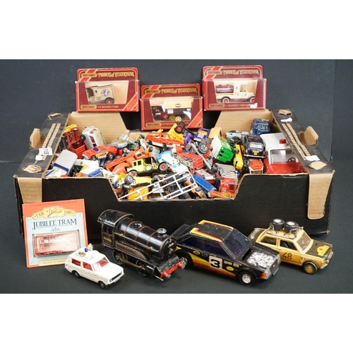 1108 - Quantity of play worn diecast models from the mid 20th C onwards to include Corgi, Matchbox, Dinky e... 