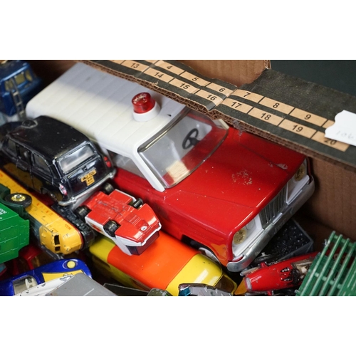 1108 - Quantity of play worn diecast models from the mid 20th C onwards to include Corgi, Matchbox, Dinky e... 