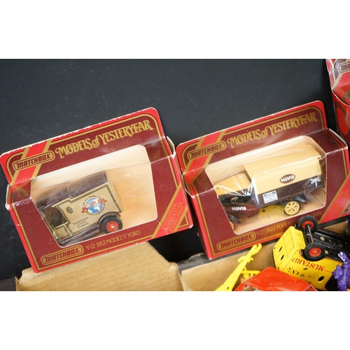 1108 - Quantity of play worn diecast models from the mid 20th C onwards to include Corgi, Matchbox, Dinky e... 