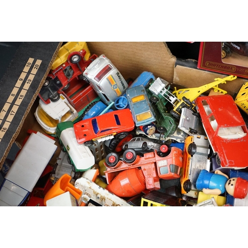 1108 - Quantity of play worn diecast models from the mid 20th C onwards to include Corgi, Matchbox, Dinky e... 