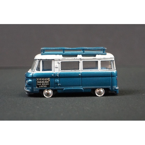 1185 - Two boxed Corgi diecast models to include 479 Commer Mobile Camera Van (no accessories) and 359 Army... 