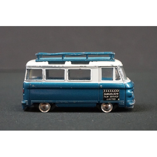 1185 - Two boxed Corgi diecast models to include 479 Commer Mobile Camera Van (no accessories) and 359 Army... 