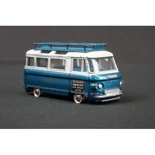 1185 - Two boxed Corgi diecast models to include 479 Commer Mobile Camera Van (no accessories) and 359 Army... 