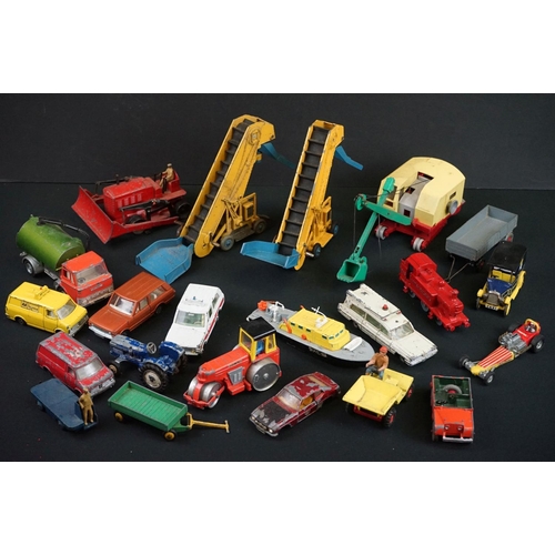 1193 - Collection of play worn Dinky diecast models from the mid 20th C onwards to include Supertoys 3B RB ... 