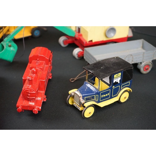 1193 - Collection of play worn Dinky diecast models from the mid 20th C onwards to include Supertoys 3B RB ... 