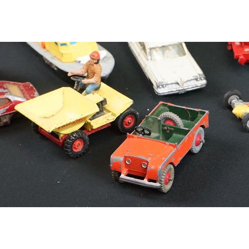 1193 - Collection of play worn Dinky diecast models from the mid 20th C onwards to include Supertoys 3B RB ... 