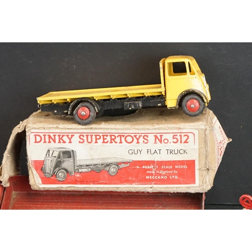 1205 - Around 22 mid 20th C Dinky diecast models to include Foden in maroon, Blaw Knox Bulldozer etc plus a... 