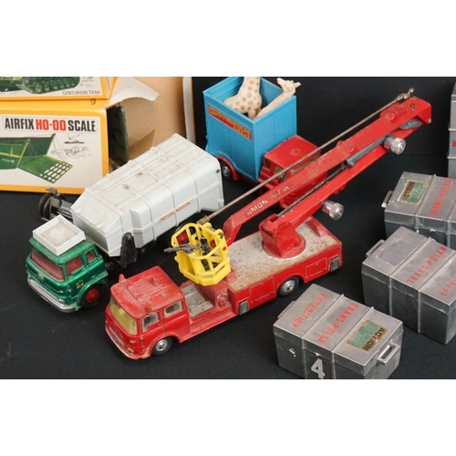 1206 - Small group of play worn diecast & plastic models to include Corgi, Dinky etc, together with boxed A... 