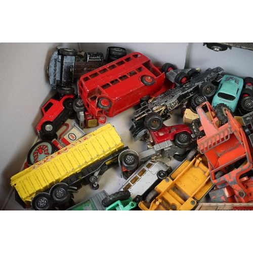 1210 - Quantity of play worn diecast models circa 1970s to include Corgi, Matchbox, etc