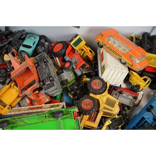 1210 - Quantity of play worn diecast models circa 1970s to include Corgi, Matchbox, etc