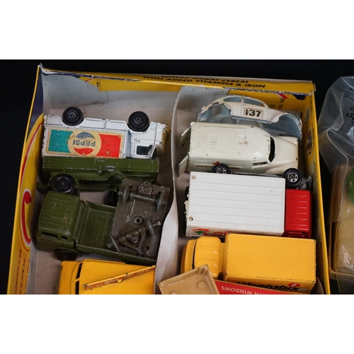 1211 - Collection of mid 20th C play worn diecast models to include Matchbox Lesney 75 Series, Dinky Dublo ... 