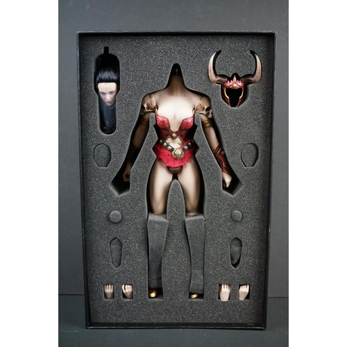 1366 - Boxed TBLeague Undying Queen 1/6th Action Figure of Sariah Goddess Of War in original shop box, figu... 