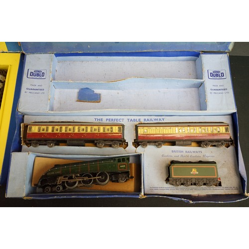 137 - Two boxed Hornby Dublo electric train sets to include EDP11 Passenger Train with Silver King locomot... 