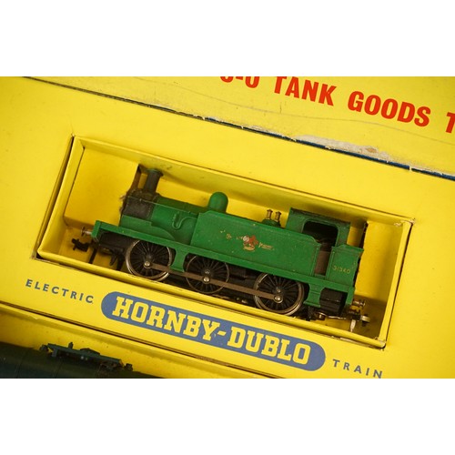 137 - Two boxed Hornby Dublo electric train sets to include EDP11 Passenger Train with Silver King locomot... 