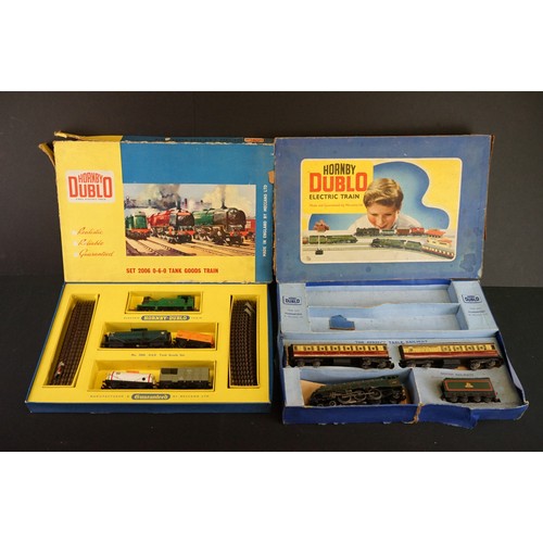 137 - Two boxed Hornby Dublo electric train sets to include EDP11 Passenger Train with Silver King locomot... 