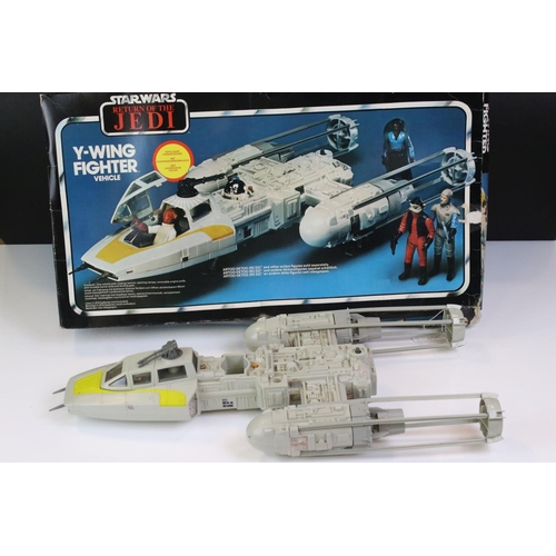 1506 - Star Wars - Boxed Kenner Return of the Jedi Y Wing Fighter Vehicle (missing Proton Torpedo), box has... 