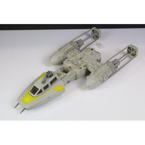 1506 - Star Wars - Boxed Kenner Return of the Jedi Y Wing Fighter Vehicle (missing Proton Torpedo), box has... 