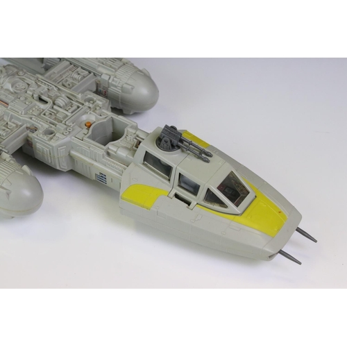 1506 - Star Wars - Boxed Kenner Return of the Jedi Y Wing Fighter Vehicle (missing Proton Torpedo), box has... 