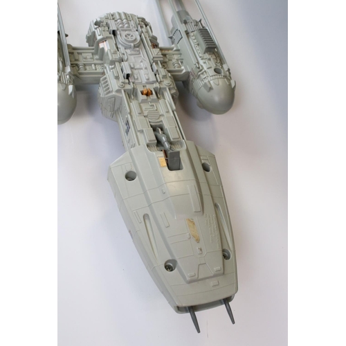 1506 - Star Wars - Boxed Kenner Return of the Jedi Y Wing Fighter Vehicle (missing Proton Torpedo), box has... 