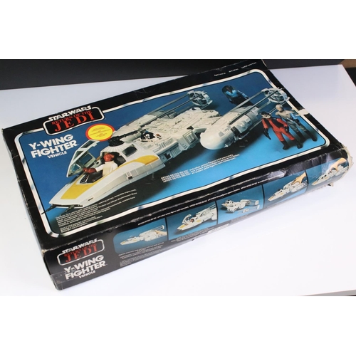 1506 - Star Wars - Boxed Kenner Return of the Jedi Y Wing Fighter Vehicle (missing Proton Torpedo), box has... 