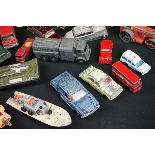 1197 - Quantity of play worn mid 20th C onwards diecast models featuring Corgi & Dinky