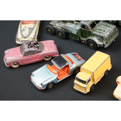 1197 - Quantity of play worn mid 20th C onwards diecast models featuring Corgi & Dinky