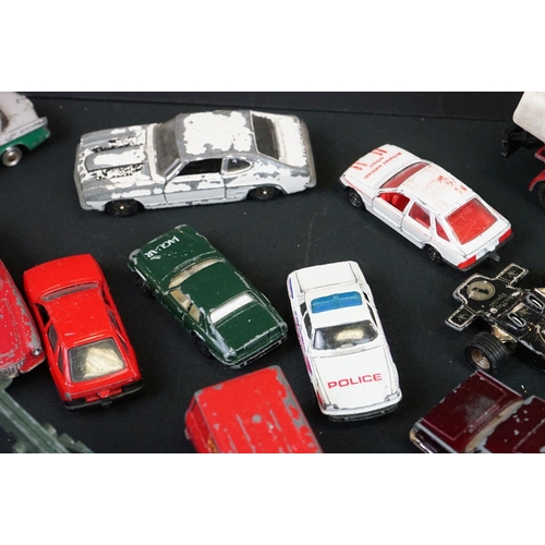 1197 - Quantity of play worn mid 20th C onwards diecast models featuring Corgi & Dinky