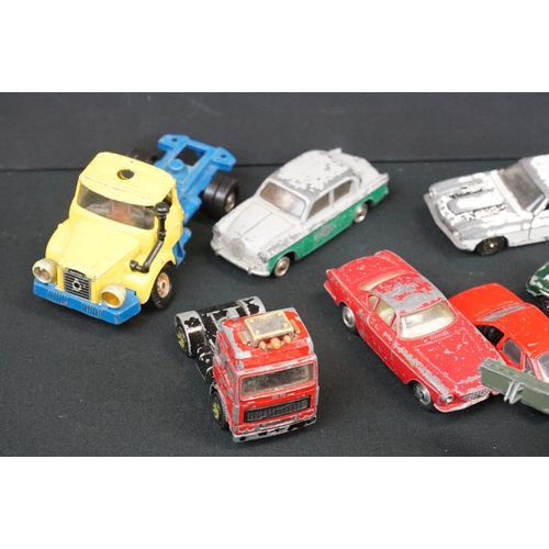 1197 - Quantity of play worn mid 20th C onwards diecast models featuring Corgi & Dinky