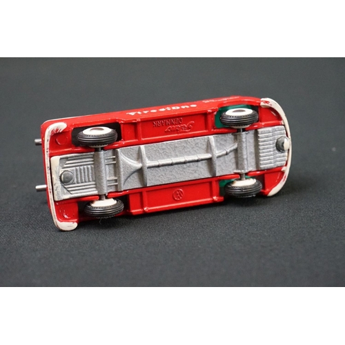 1213 - Boxed Tekno Nr 410 Firestone VW Pick Up Truck diecast model in red, complete with 12 x tyres, a coup... 