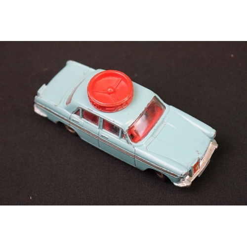 1214 - Boxed Corgi 236 Motor School Car Austin A60 De Luxe Saloon diecast model, with pale blue body, red i... 