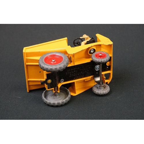 1222 - Three boxed Dinky Supertoys diecast models to include 562 Dumper Truck in yellow, 961 Blaw-Knox Bull... 