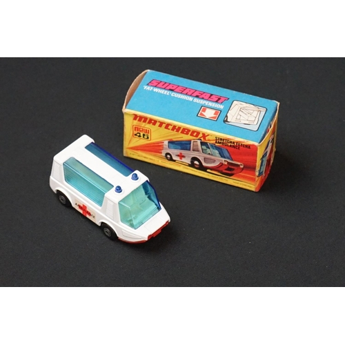 1224 - Eight Boxed Matchbox diecast models to include 6 x Superfast (33 Datsun 126X, 19 Road Dragster, 68 P... 