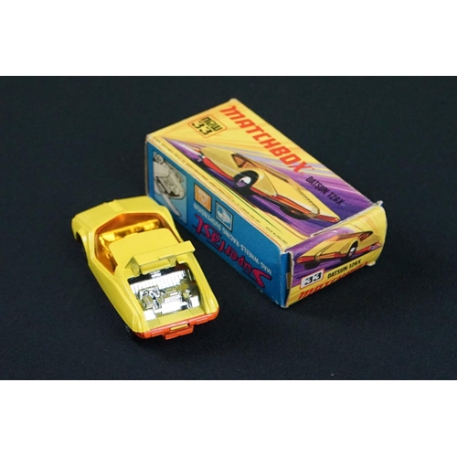 1224 - Eight Boxed Matchbox diecast models to include 6 x Superfast (33 Datsun 126X, 19 Road Dragster, 68 P... 