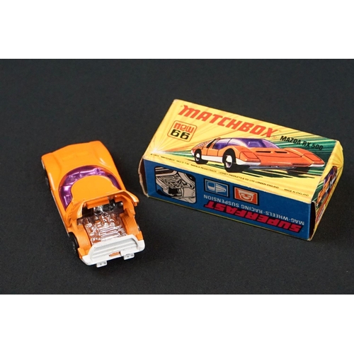 1224 - Eight Boxed Matchbox diecast models to include 6 x Superfast (33 Datsun 126X, 19 Road Dragster, 68 P... 