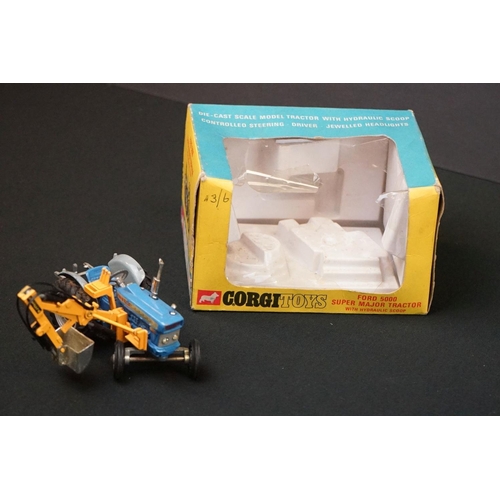 1231 - Three boxed farming related diecast models to include 2 x Corgi (74 Ford 5000 Super Major Tractor in... 