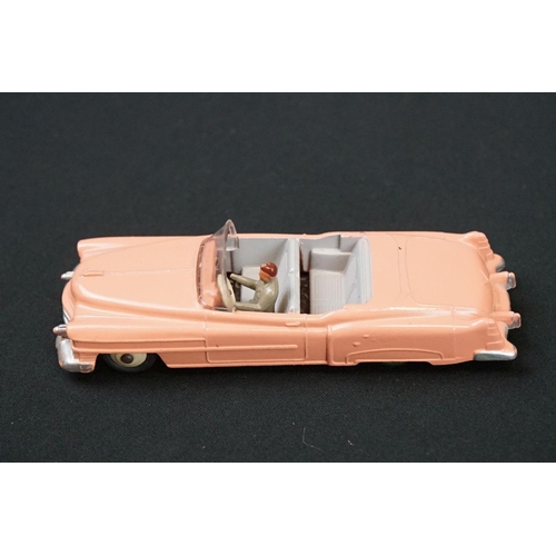 1233 - Two Boxed Dinky diecast models to include 131 Cadillac Eldorado Tourer in salmon pink (with driver, ... 