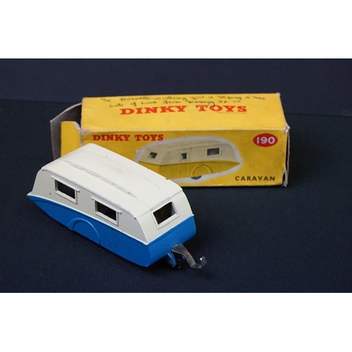 1233 - Two Boxed Dinky diecast models to include 131 Cadillac Eldorado Tourer in salmon pink (with driver, ... 