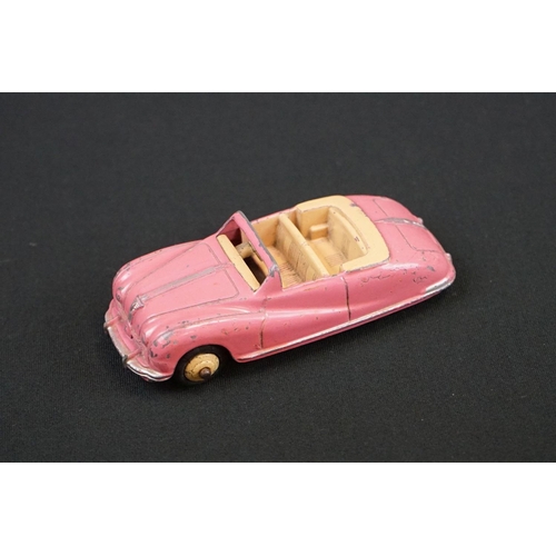 1233 - Two Boxed Dinky diecast models to include 131 Cadillac Eldorado Tourer in salmon pink (with driver, ... 