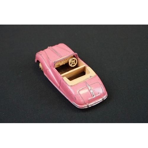 1233 - Two Boxed Dinky diecast models to include 131 Cadillac Eldorado Tourer in salmon pink (with driver, ... 