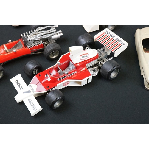 1237 - Group of play worn or 'in-parts' Schuco tinplate and plastic models to include Rollfix 1085, Ingenic... 