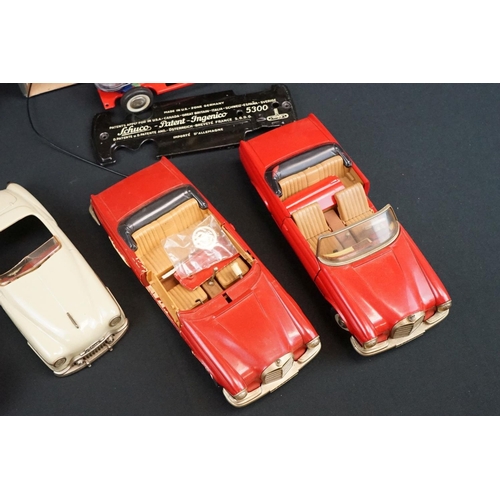 1237 - Group of play worn or 'in-parts' Schuco tinplate and plastic models to include Rollfix 1085, Ingenic... 