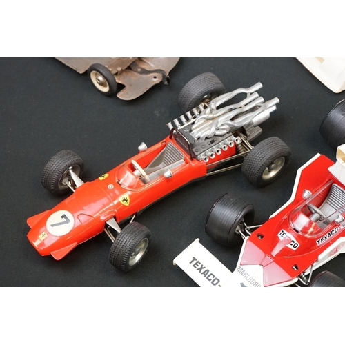 1237 - Group of play worn or 'in-parts' Schuco tinplate and plastic models to include Rollfix 1085, Ingenic... 