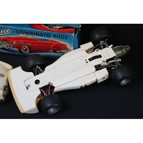 1237 - Group of play worn or 'in-parts' Schuco tinplate and plastic models to include Rollfix 1085, Ingenic... 