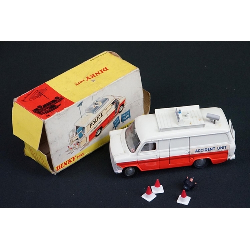 1251 - Five Boxed Dinky diecast models to include 952 Vega Major Luxury Coach in white, 402 Bedford Coca-Co... 