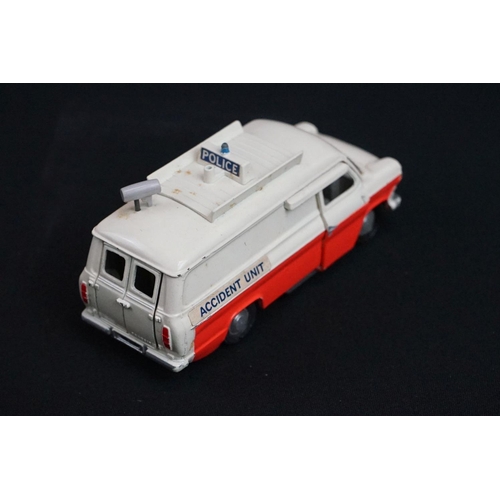 1251 - Five Boxed Dinky diecast models to include 952 Vega Major Luxury Coach in white, 402 Bedford Coca-Co... 