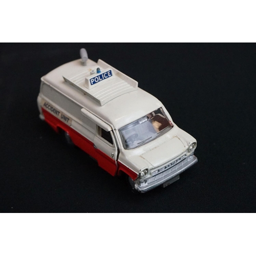 1251 - Five Boxed Dinky diecast models to include 952 Vega Major Luxury Coach in white, 402 Bedford Coca-Co... 