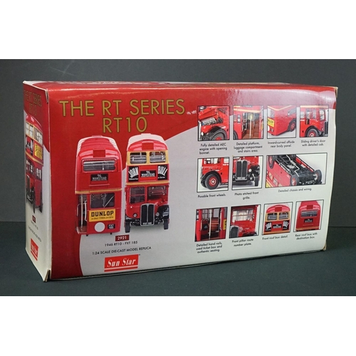 1001 - Boxed ltd edn Sun Star 1/24 The RT Series 2921 1946 RT10 FXT 185 diecast model, no certificate, box ... 