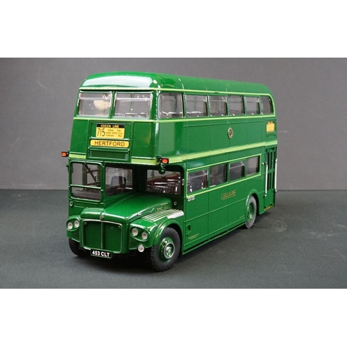 1005 - Boxed ltd edn Sun Star 1/24 Routemaster 2904 RMC 1453 453 CLT The Original Green Line Routemaster Co... 