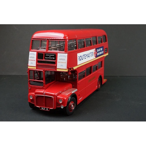 1006 - Boxed ltd edn Sun Star 1/24 Routemaster 2901 diecast model, no certificate, box fair with water dama... 